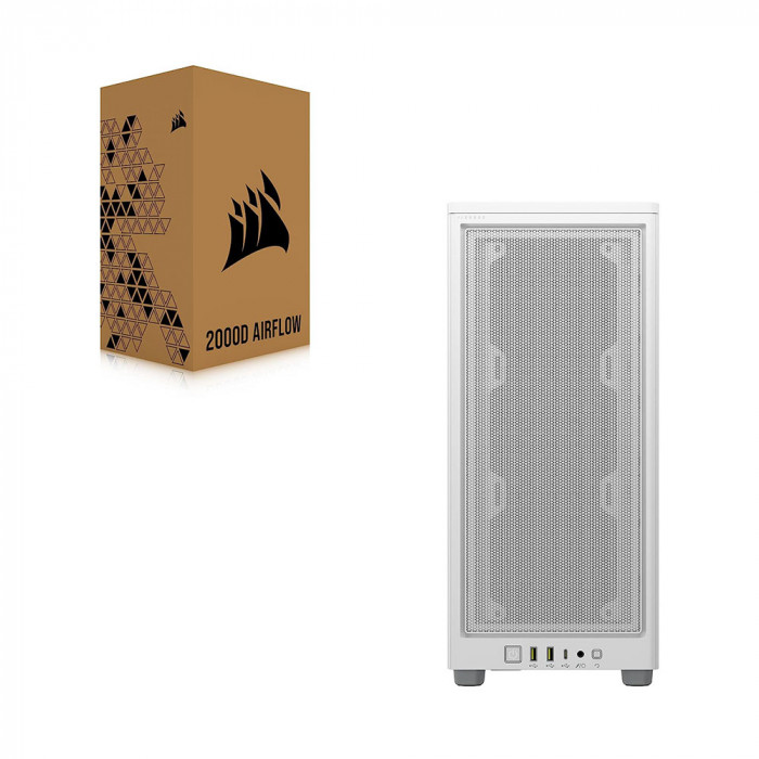 CASE Corsair Corsair 2000D Airflow Mini-ITX – White