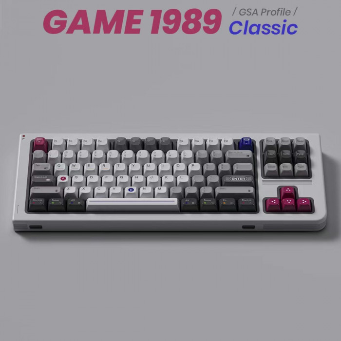 Keycap Set 80Retros Game 1989 classic (GSA profile / ABS)