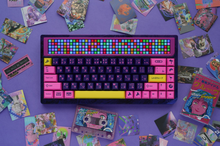 Bàn phím cơ Angry Miao AM RGB 65 - Violet Fury (Bundle)