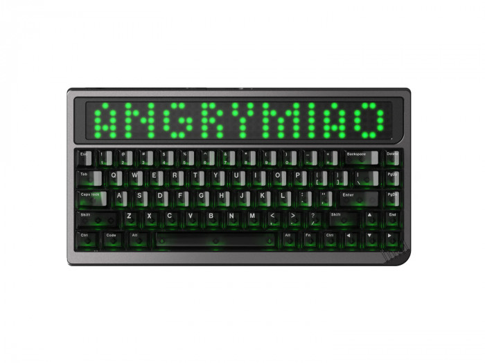 Bàn phím cơ Angry Miao AM RGB 65 - Cyber Grey (Bundle)