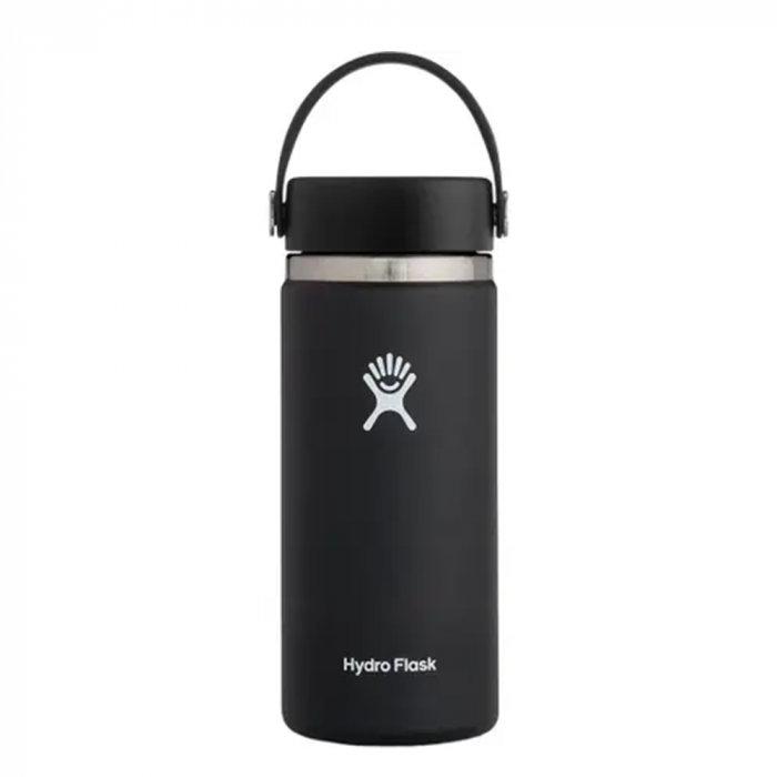 Bình nước giữ nhiệt Hydro Flask Wide Flex Cap 16 OZ (473 ml) - Black