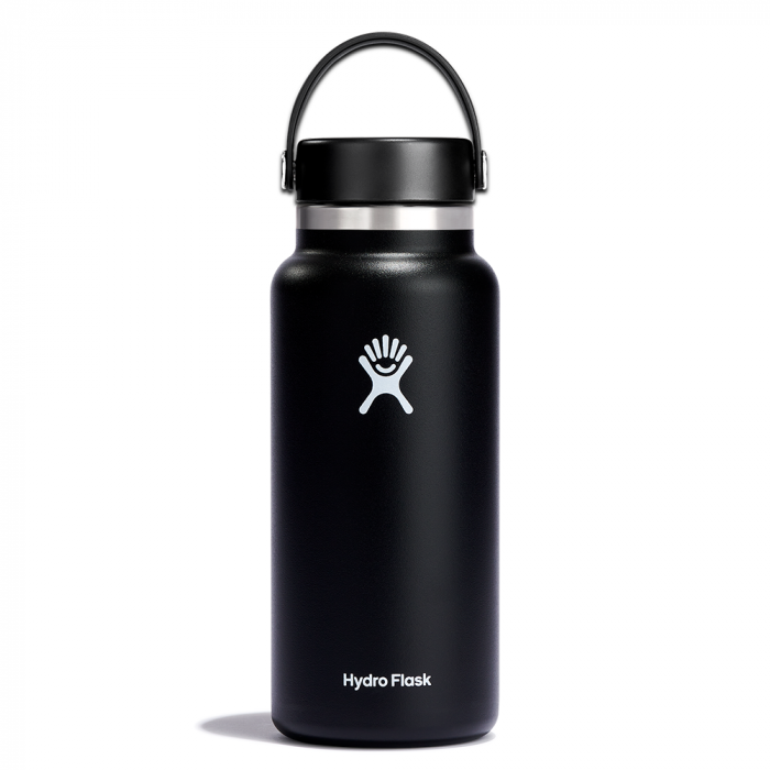 Bình nước giữ nhiệt Hydro Flask Wide Flex Cap 32 OZ (946 ml) - Black