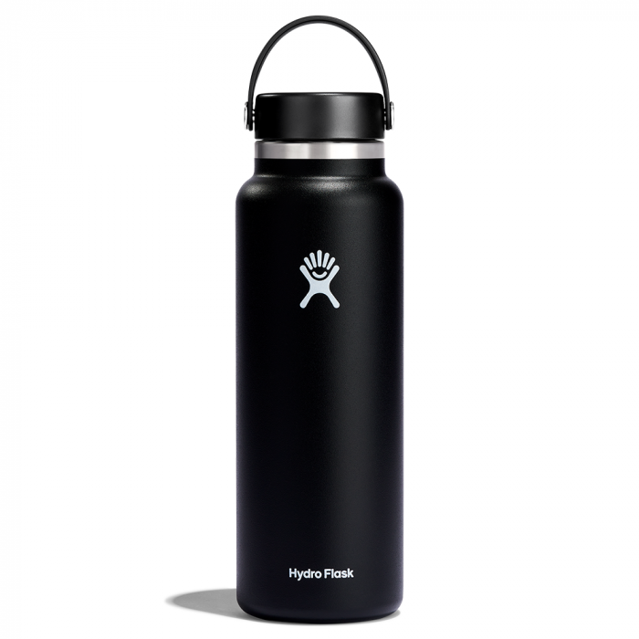 Bình nước giữ nhiệt Hydro Flask Wide Flex Cap 40 OZ (1183 ml) - Black