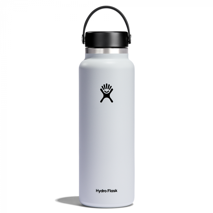 Bình nước giữ nhiệt Hydro Flask Wide Flex Cap 40 OZ (1183 ml) - White