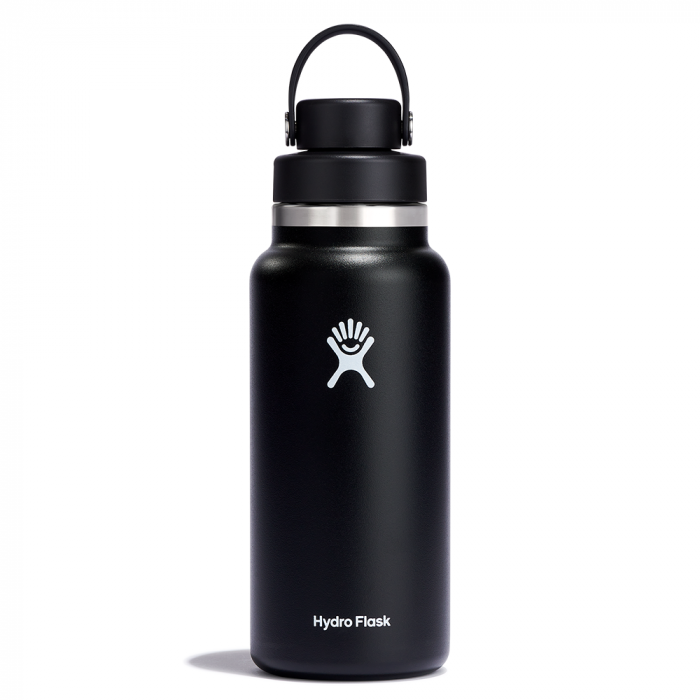 Bình nước giữ lạnh Hydro Flask Wide Flex Chug Cap 32 OZ (946 ml) - Black