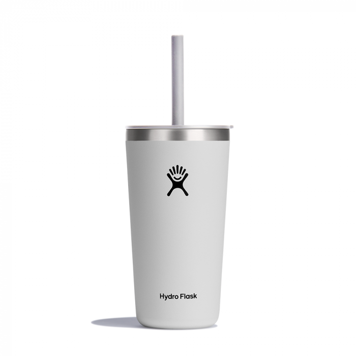 Ly nước giữ lạnh Hydro Flask Around Tumbler Straw Lid 20 OZ (591 ml) - White