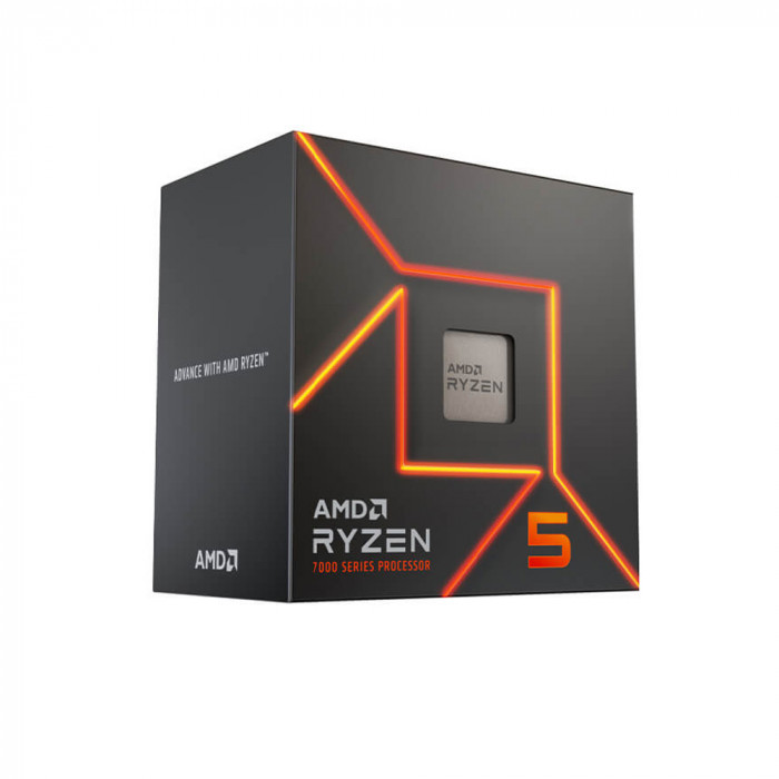 CPU AMD Ryzen 5 7500F (Up to 5.0Ghz, 6 Nhân, 12 Luồng, 38MB  Cache, No iGPU) - Socket AM5