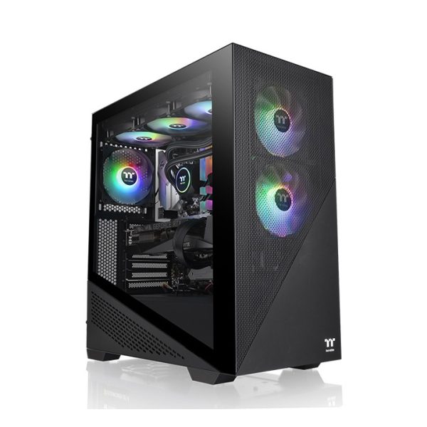 Case Thermaltake Divider 370 TG ARGB Black Mid Tower Chassis