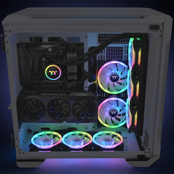 Fan Case Thermalright SWAFAN 12 RGB Radiator Fan TT Premium Edition (3-Fan Pack)