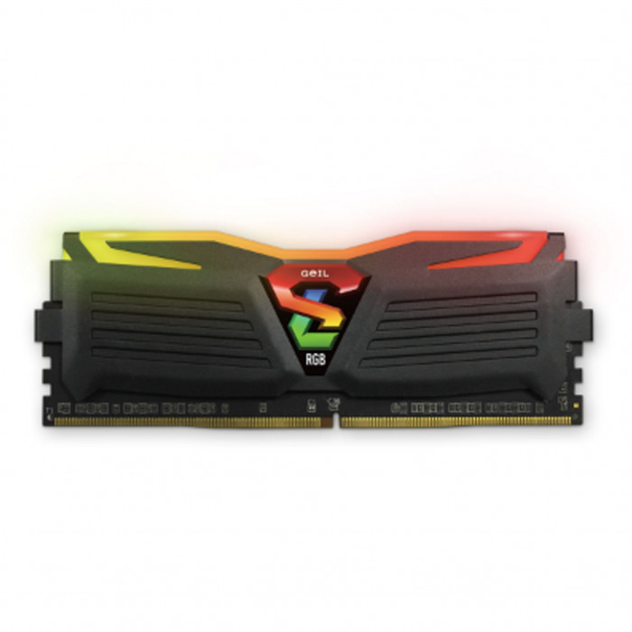 Ram GEIL Super Luce Black RGB 8GB (1x8GB/DDR4/3200MHz)