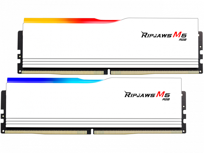 Ram G.Skill Ripjaws M5 RGB White 32GB (2x16GB/DDR5/6400Mhz)