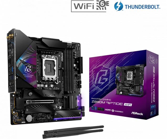 Mainboard ASRock Z890M RIPTIDE WiFi