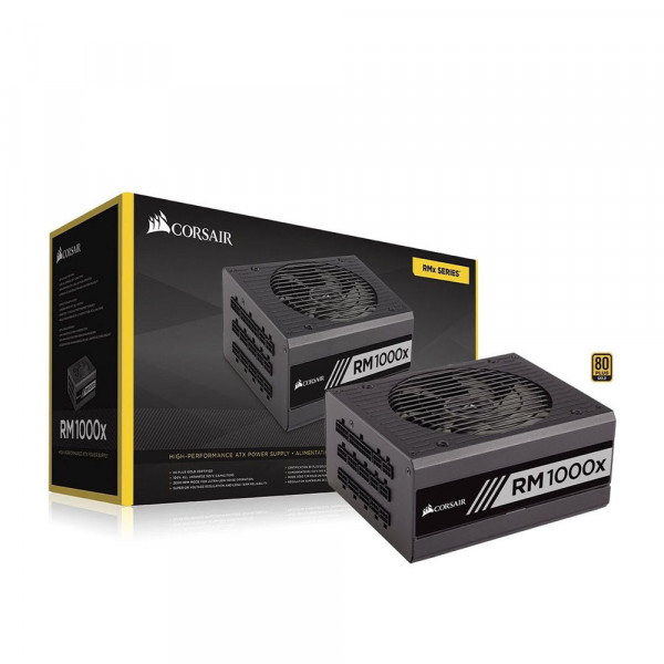 PSU Corsair RM1000x — ATX 3.1 & PCIe 5.1 80 Plus Gold - Full Modul