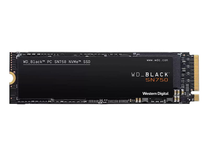 SSD WD SN750 BLACK 500GB M.2 2280 PCIE NVME 3X4