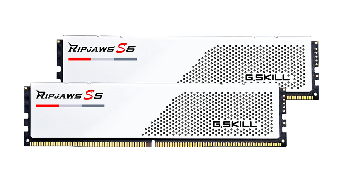 RAM G.SKILL RIPJAWS S5 32GB WHITE (2X16GB) DDR5 5600MHZ CL36