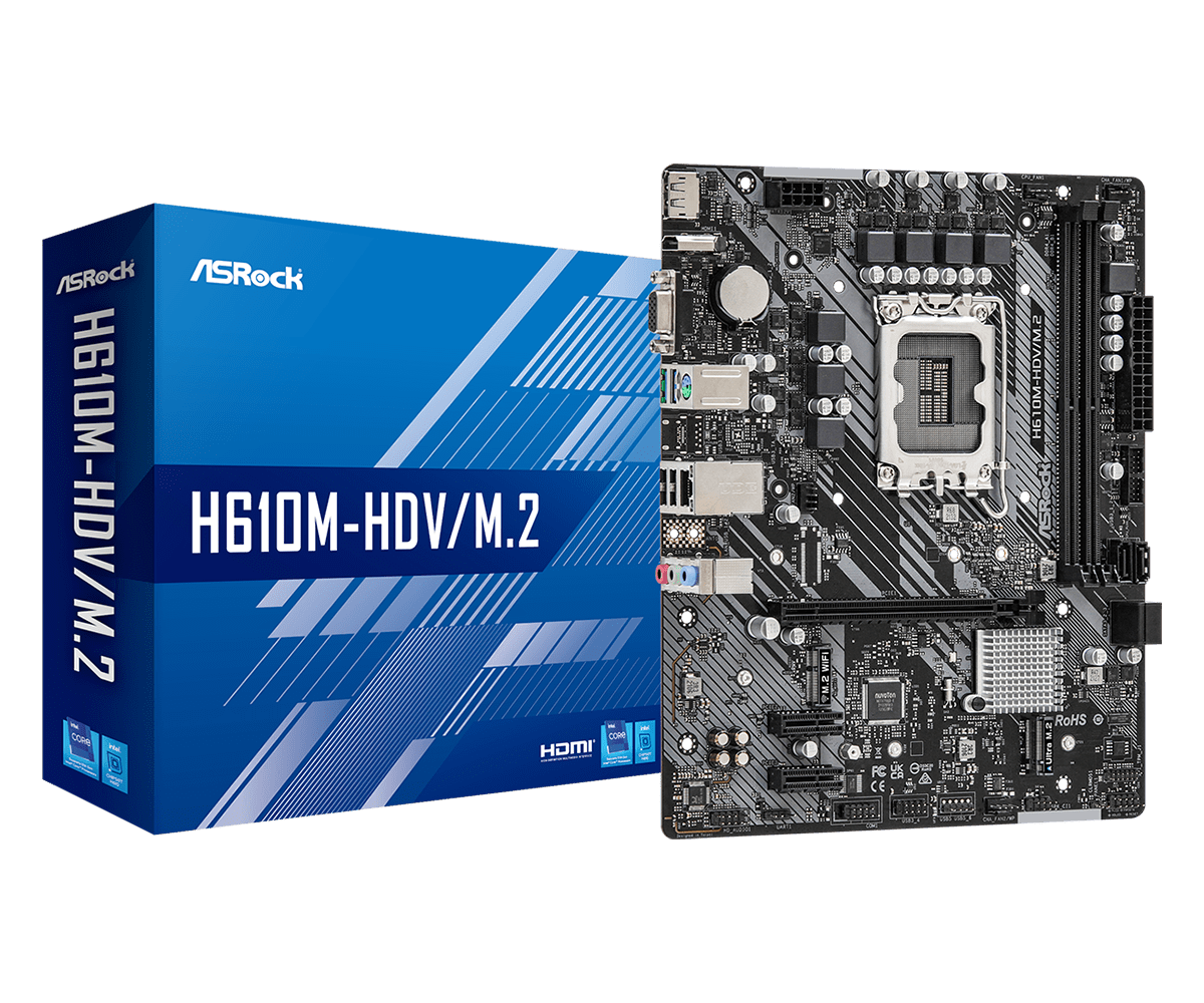 MAINBOARD ASROCK H610M-HDV/M2 DDR4