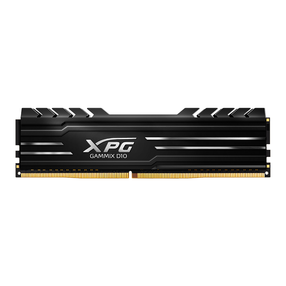 RAM ADATA XPG GAMMIX D10 16GB BLACK (1X16GB/DDR4/3200MHZ) - AX4U320016G16A-SB10