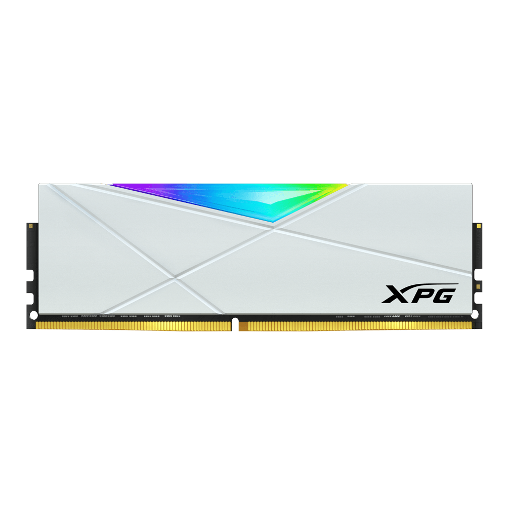RAM ADATA XPG SPECTRIX D50 8GB WHITE (1X8GB/DDR4/3200MHZ) - AX4U320038G16A-ST50