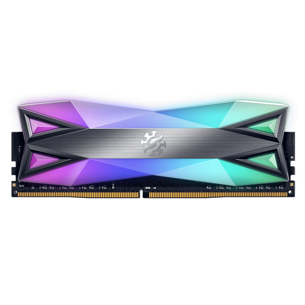 RAM ADATA XPG SPECTRIX D60G 8GB RGB GREY (1X8GB/DDR4/3200MHZ/TẢN NHIỆT TUNGSTEN)