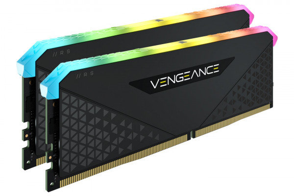 RAM CORSAIR VENGEANCE RGB RS 64GB (2x32GB/DDR4/3200MHz/RGB) - C16