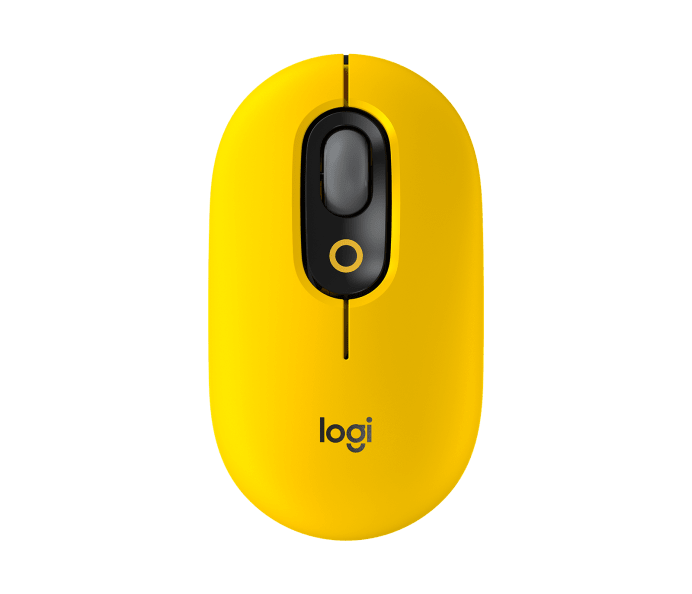 Chuột không dây Logitech POP Mouse - Black/Yellow