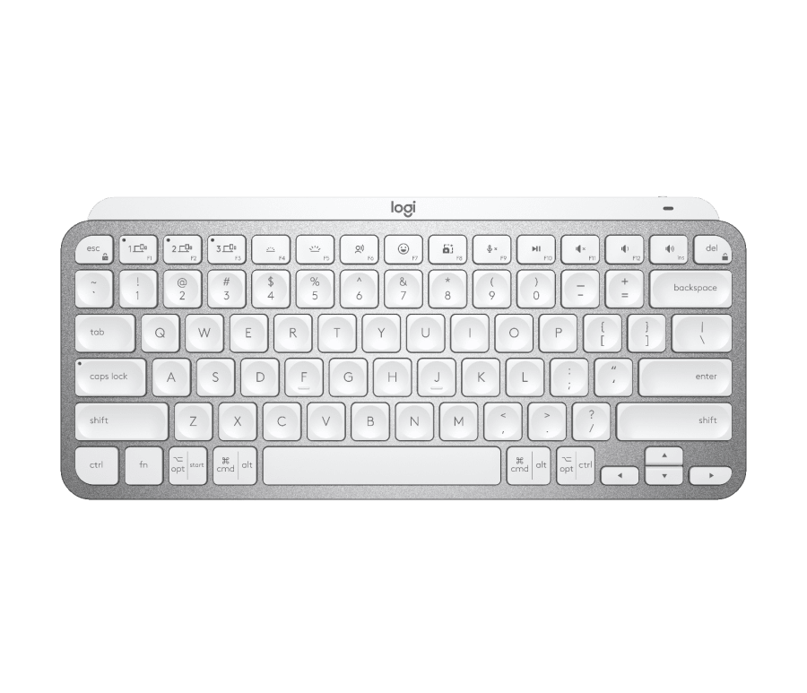Bàn phím không dây Logitech MX Keys Mini - Pale Gray