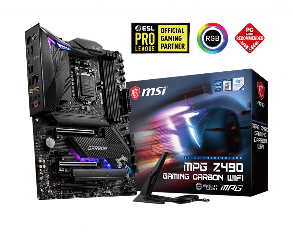 MAINBOARD MSI MPG Z490 GAMING CARBON WIFI