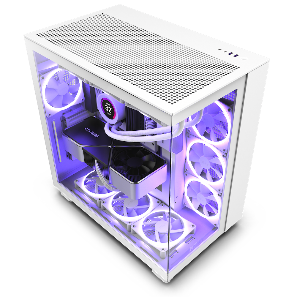 Case NZXT H9 Flow All White
