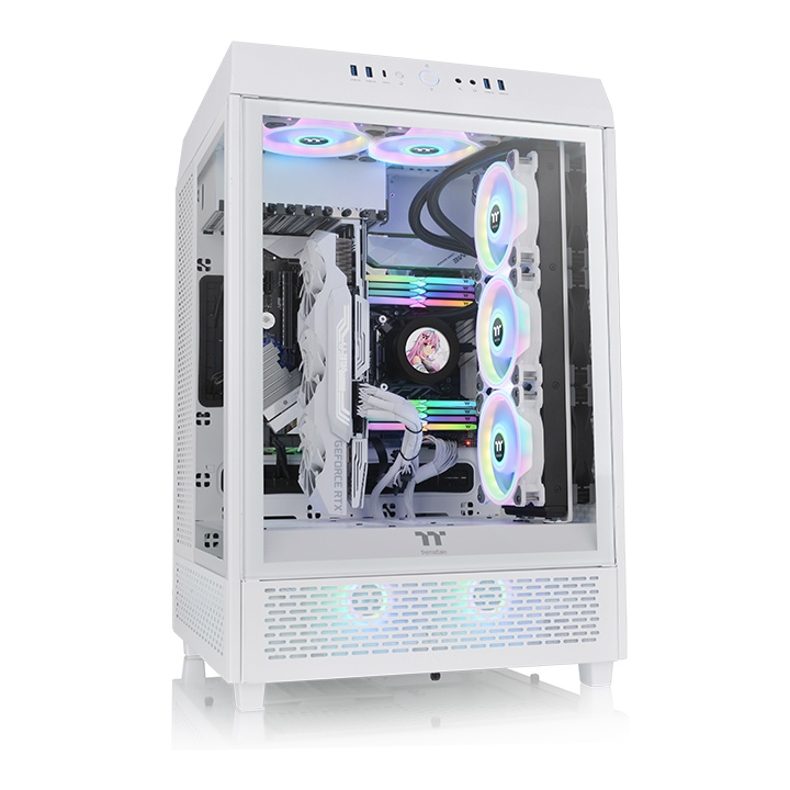 Case Thermaltake The Tower 500 Snow Mid Tower Chassis (White)