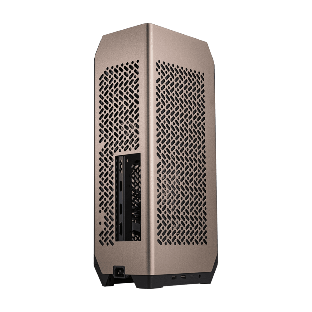Case CoolerMaster NCORE 100 MAX Bronze Edition (Có sẵn nguồn + Tản nhiệt)